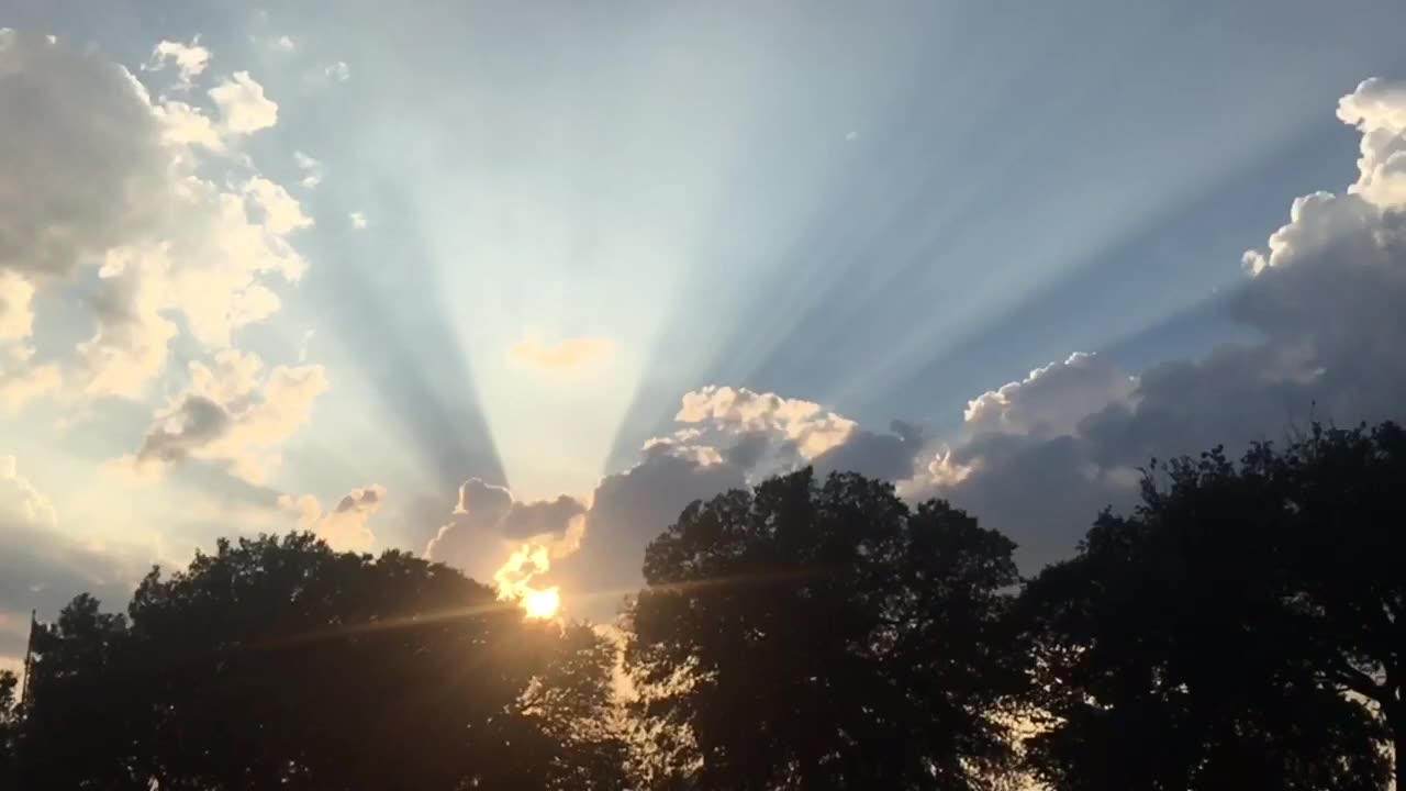 The holy light shines on the earth.8/16/2025