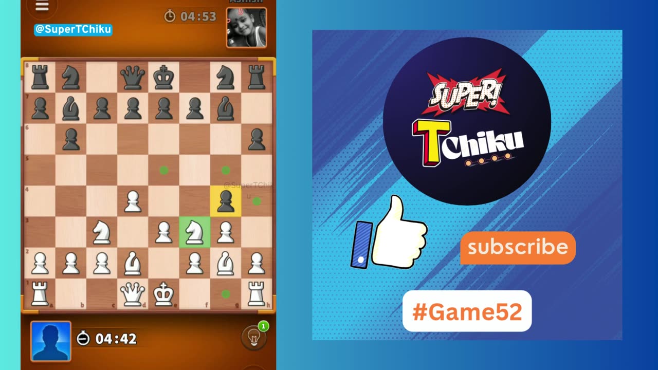 he had not way to save king from #checkmate in #chess #game52 #chessgame #gameplay