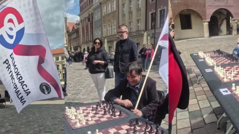 Symultana szachowa w Kaliszu z mistrzem Bogdanem Morkiszem i Siewcami Prawdy 28 czerwca 2025