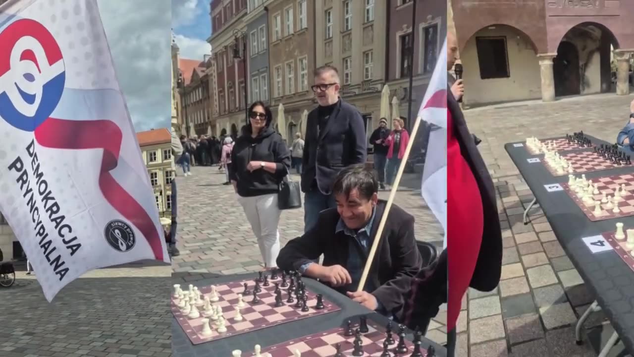 Symultana szachowa w Kaliszu z mistrzem Bogdanem Morkiszem i Siewcami Prawdy 28 czerwca 2025