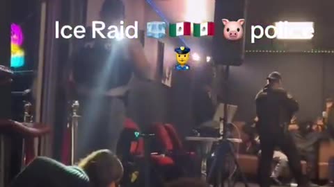 ICE raid in a club.