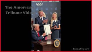 Trump Names Himself Head Of Olympic Task Force, Leftists Suffer Nuclear Meltdown