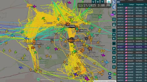 Again More Bird Nazi Utah AIrplane Data for Phoenix AZ - Dec 27 2025