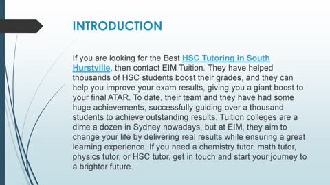 Best HSC Tutoring in South Hurstville