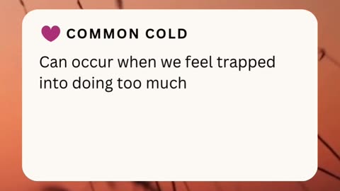 COMMON COLD ❤️