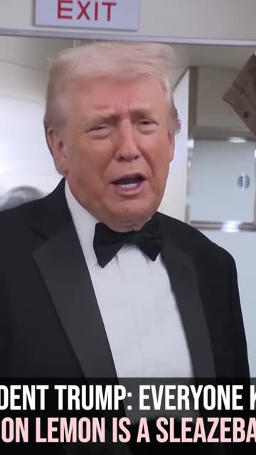 President Trump: Everyone Knows Don Lemon Is a Sleazebag