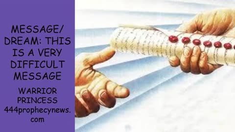 071825 MESSAGE/ DREAM: THIS IS A VERY DIFFICULT MESSAGE - WARRIOR PRINCESS