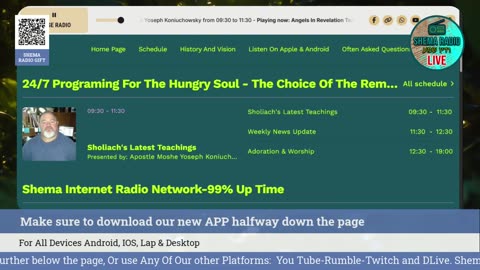 Shema Internet Radio Live Daily Stream