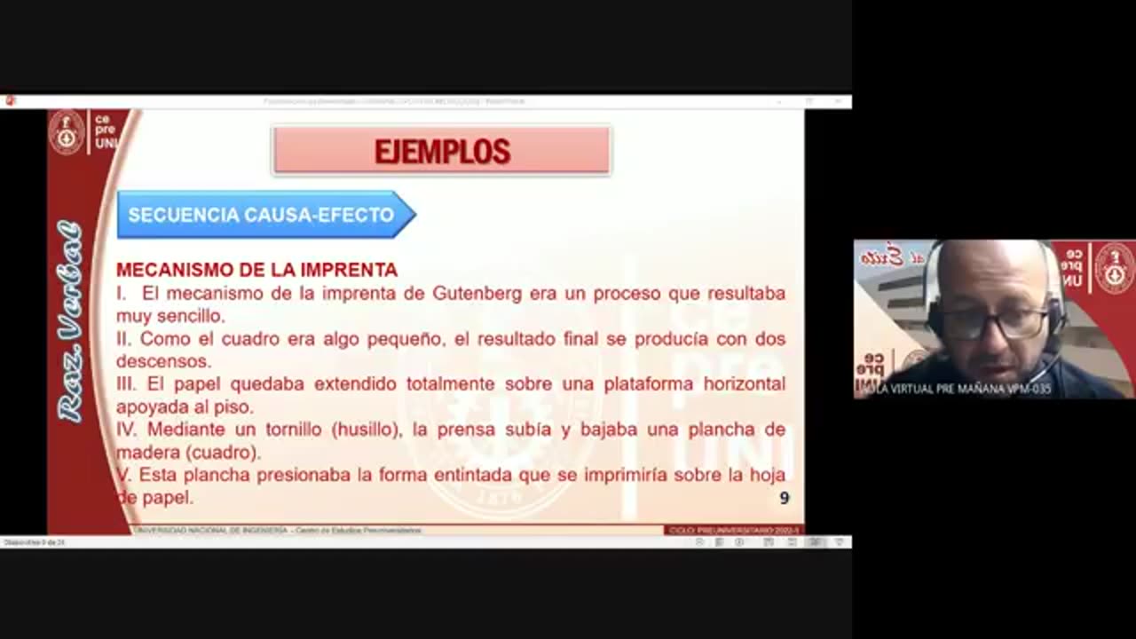 CEPRE UNI 2022 - 1 | Semana 07 | Raz. Verbal