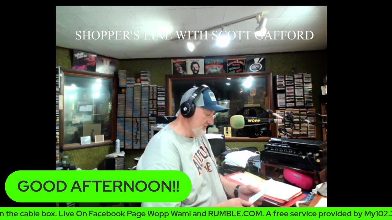 MY102.3FM SHOPPER'S LINE WITH SCOTT GAFFORD