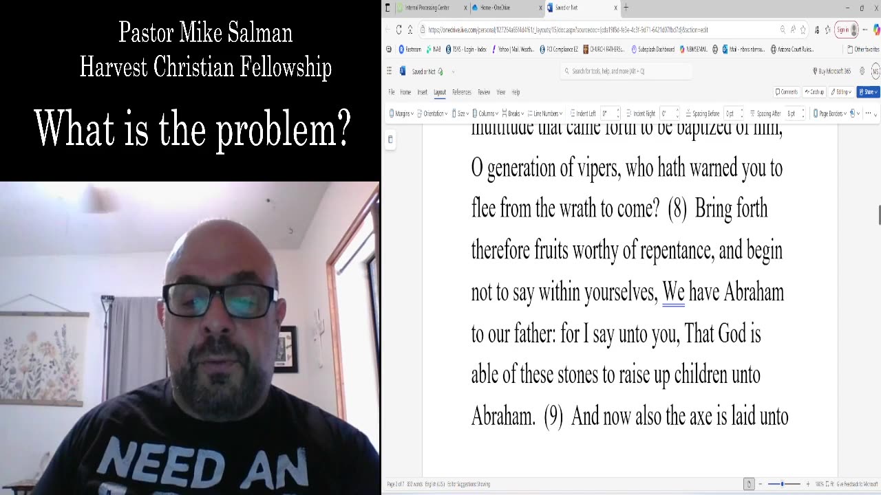 What is the problem? Saved or Not?