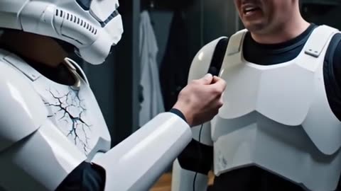Chad The Stormtrooper interviews in a Galaxy Far Far Away #stormtrooper #stormtroopervlog #stormtroo