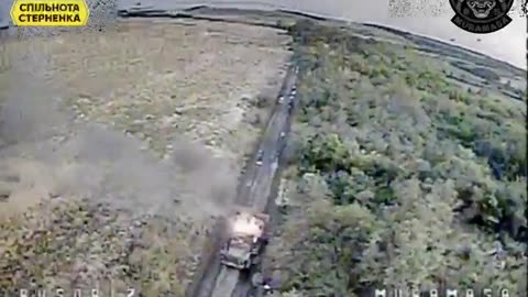 Ukrainian Drones Smash Into Fully Loaded Transport Vehicles