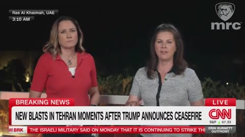 CNN's Erin Burnett Appears Angry After Israel-Iran Ceasefire Is Announced