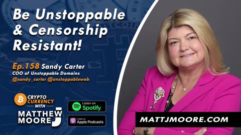 EP. 158: Be Unstoppable & Censorship Resistant! 