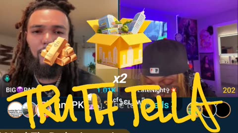 PAPI SHOWS DAREALSUPABIHH 100K CASH & CALLS HIM BROKE DURING TEAM PK WITH LIYAH, FLOCKO & LATENIGHT