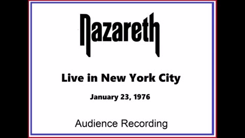 Nazareth - Live in New York 1976 (Audience Recording) Full Concert