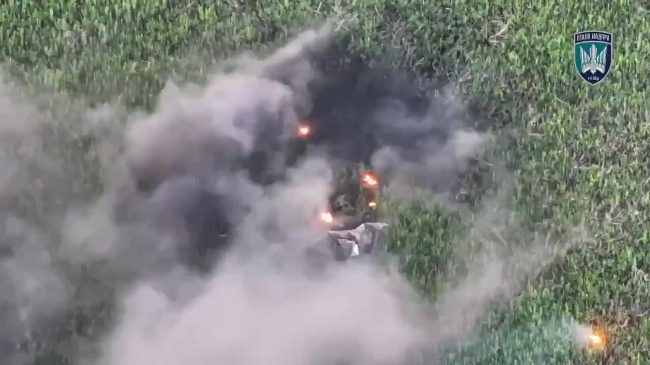 Russians Try to Blend in While Moving Through Open Fields