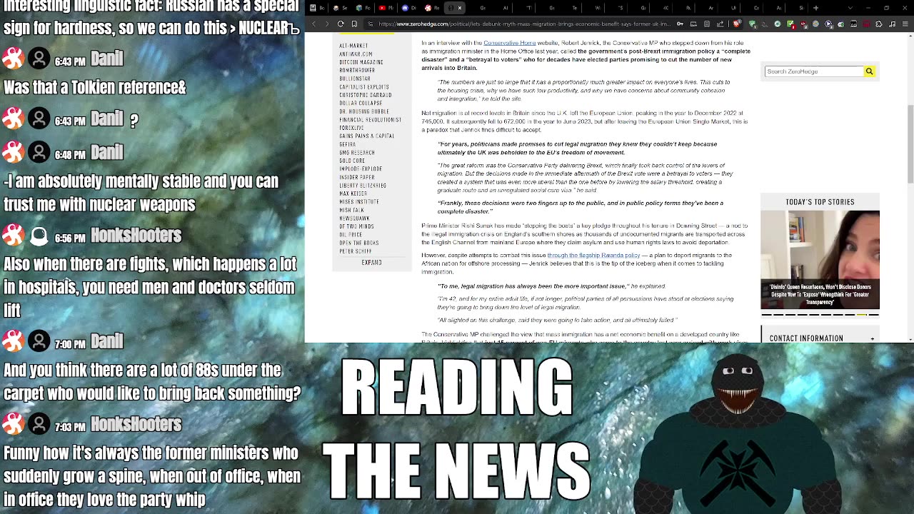 Reading The News