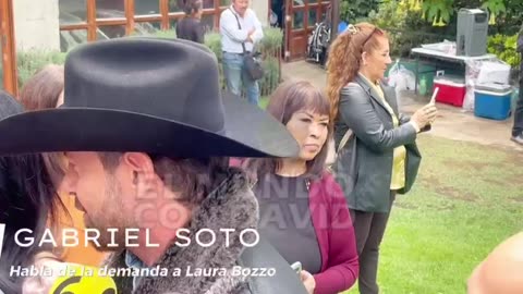 Gabriel Soto habla de su nueva telenovela y evade preguntas sobre la demanda a Laura Bozzo.