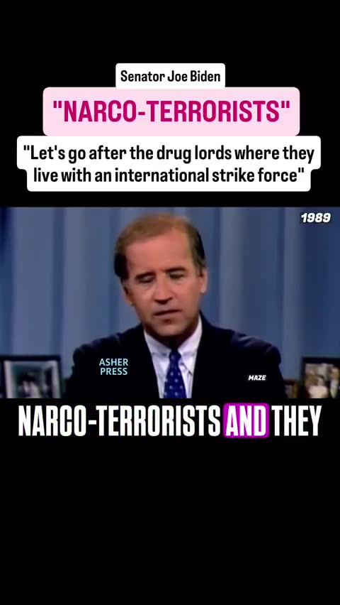 Now Democrats are supporting Drug Lords