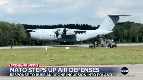 NATO steps up air defenses after Russia violates Poland's airspace