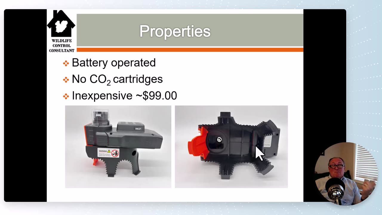Thanos MK-47 battery operated repeating rodent trap capable of taking Deer Mice