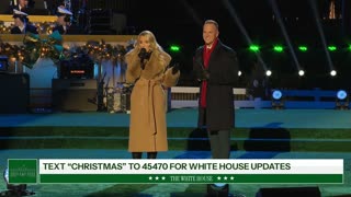President Trump and The First Lady Participate in the National Christmas Tree Lighting