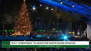 President Trump and The First Lady Participate in the National Christmas Tree Lighting