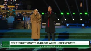 President Trump and The First Lady Participate in the National Christmas Tree Lighting