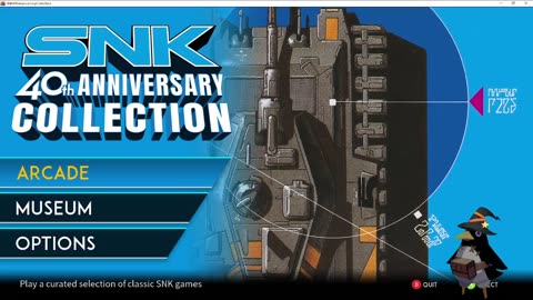 SNK 40th Anniversary Collection title screen.