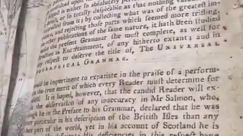 The New Universal Geographical Grammar 1777. #Tartary #FlatEarth