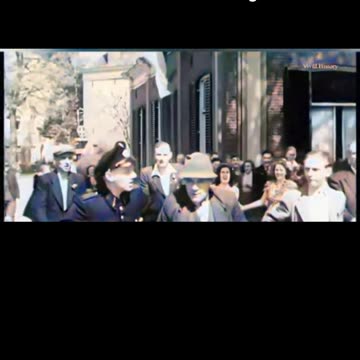 Dutch collaborators imprisoned 🚔 1945 📽️ #Colourized