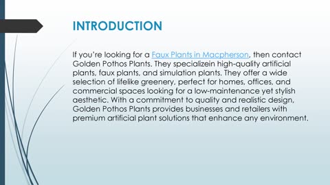 Best Faux Plants in Macpherson