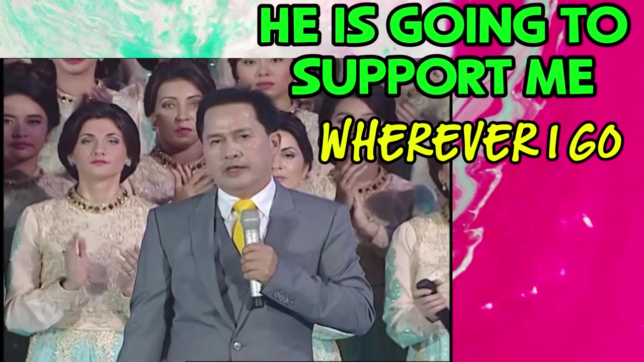 HE IS GOING TO SUPPORT ME WHEREVER I GO - PACQ