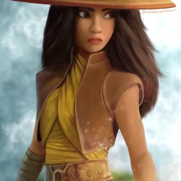 Raya in Real Life 🤯✨ Disney AI Transformation