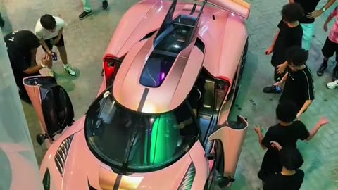 🤯💨 Ferrari & Bugatti Luxury Parade in UAE Dubai! | LuxuryCarsNation