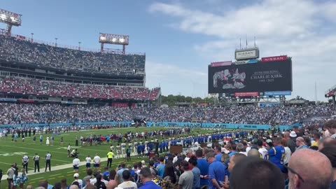 Tennessee Titans honor Charlie Kirk