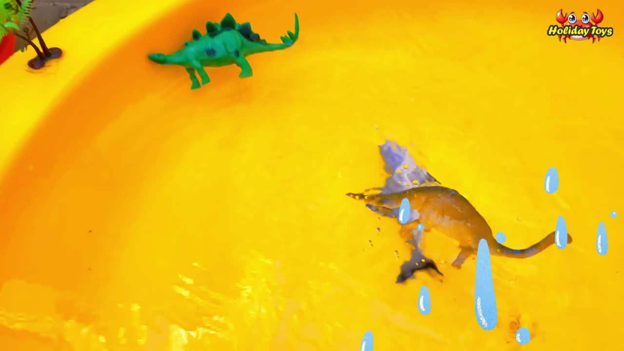 Blue Starfish Will be Eaten by Crocodile Underwater