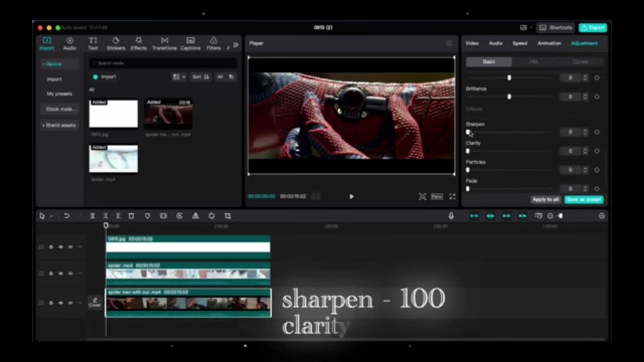 Best editing for Capcut beginners