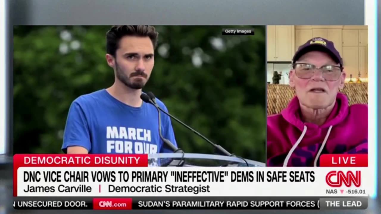 James Carville Slams David Hogg's Plan to Overhaul Democrats: 'Most Insane Thing I Ever Heard'
