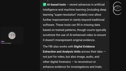 Chris Skinner - video enhancement