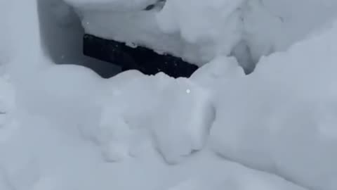 Record-breaking snowfall strikes Aomori, northern Japan 🇯🇵