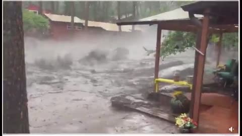 Severe flash flooding in Ruidoso, New Mexico.