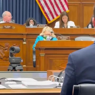 Michigan Democrat Rep. Debbie Dingell is passed out in the hearing room!