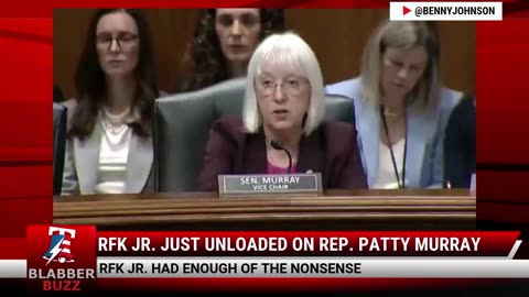 RFK Jr. Just Unloaded On Rep. Patty Murray
