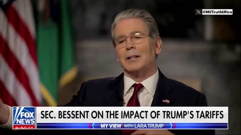 Scott Bessent says with Tariff income alone, growth could hit up to 5% of the GDP