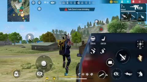 Free Fire Solo Drop at Peak | Intense Battle Begins!