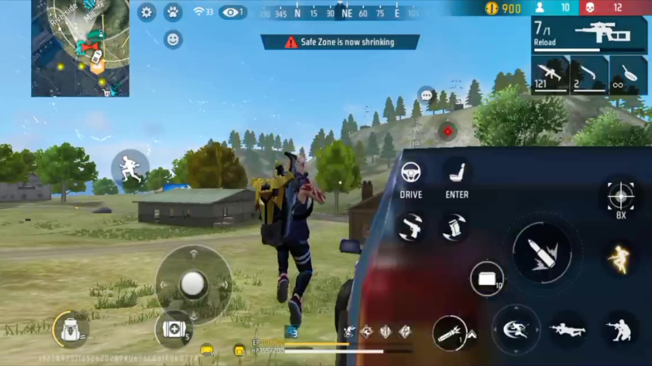 Free Fire Solo Drop at Peak | Intense Battle Begins!