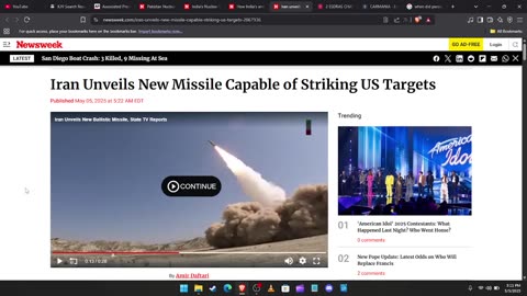 IN THE NEWS: IRAN'S NEW MISSILE CAPABLE OG HITTING U.S. TAGETS